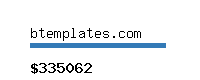 btemplates.com Website value calculator