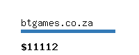 btgames.co.za Website value calculator