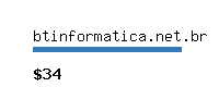 btinformatica.net.br Website value calculator