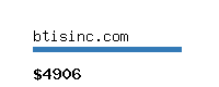 btisinc.com Website value calculator