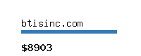 btisinc.com Website value calculator