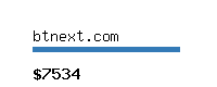 btnext.com Website value calculator