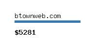 btownweb.com Website value calculator