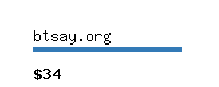 btsay.org Website value calculator