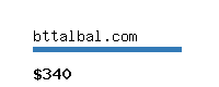 bttalbal.com Website value calculator