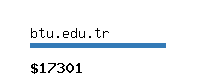 btu.edu.tr Website value calculator