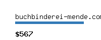 buchbinderei-mende.com Website value calculator