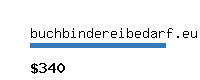 buchbindereibedarf.eu Website value calculator