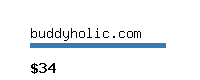 buddyholic.com Website value calculator