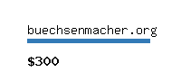 buechsenmacher.org Website value calculator