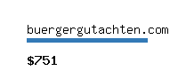buergergutachten.com Website value calculator