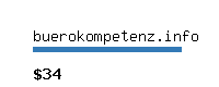 buerokompetenz.info Website value calculator