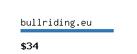 bullriding.eu Website value calculator