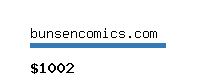 bunsencomics.com Website value calculator