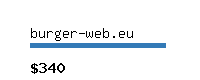 burger-web.eu Website value calculator