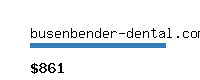 busenbender-dental.com Website value calculator