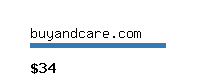 buyandcare.com Website value calculator