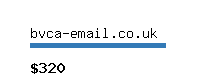 bvca-email.co.uk Website value calculator