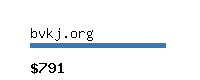bvkj.org Website value calculator