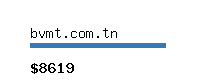 bvmt.com.tn Website value calculator