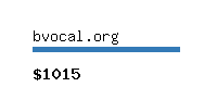 bvocal.org Website value calculator