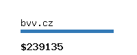 bvv.cz Website value calculator