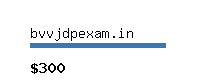 bvvjdpexam.in Website value calculator