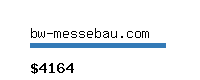 bw-messebau.com Website value calculator