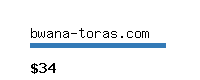 bwana-toras.com Website value calculator