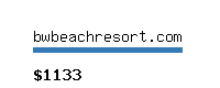 bwbeachresort.com Website value calculator