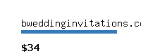 bweddinginvitations.com Website value calculator
