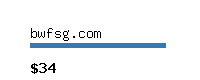 bwfsg.com Website value calculator