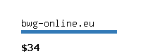 bwg-online.eu Website value calculator