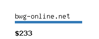 bwg-online.net Website value calculator