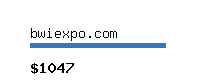 bwiexpo.com Website value calculator
