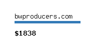 bwproducers.com Website value calculator
