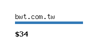 bwt.com.tw Website value calculator
