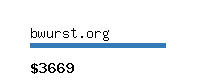 bwurst.org Website value calculator