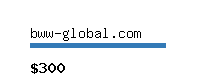 bww-global.com Website value calculator