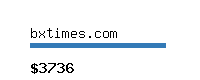 bxtimes.com Website value calculator