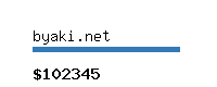 byaki.net Website value calculator