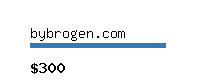 bybrogen.com Website value calculator