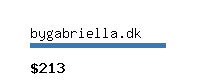 bygabriella.dk Website value calculator