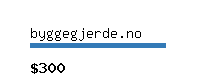 byggegjerde.no Website value calculator