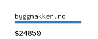 byggmakker.no Website value calculator