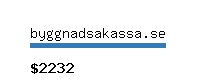 byggnadsakassa.se Website value calculator