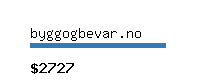 byggogbevar.no Website value calculator