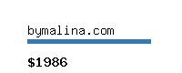 bymalina.com Website value calculator