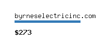 byrneselectricinc.com Website value calculator