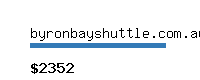 byronbayshuttle.com.au Website value calculator